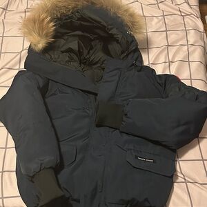 Canada Goose Chilliwack Dark Blue Bomber jacket